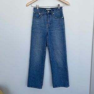 Madewell Slim Wide Leg Crop Jean